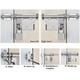 thumbnail image 4 of Pestillo de cerradura de puerta corredera de acero inoxidable engrosado, fuerte y duradero con orificio para candado, baño, cocina, jardín, dormitorio, gabinete, exterior, interior, 12 cm (1 unidad), 4 of 5