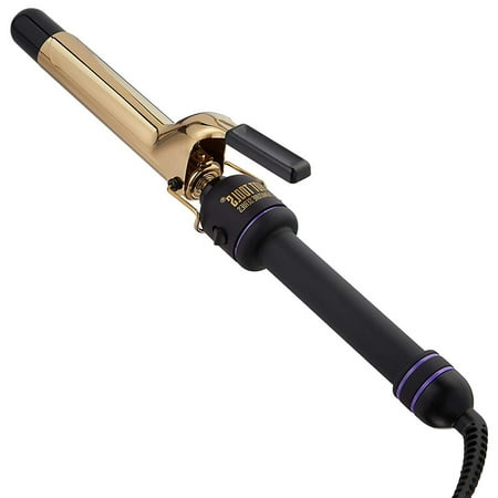 Hot Tools Signature Series Gold Curling Iron/Wand, (Best Curling Iron For Beachy Waves Short Hair)