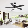 thumbnail image 5 of Sofucor 52-Inch Black Wood Blade Ceiling Fan with LED Light and Remote Control - Modern, Farmhouse, Contemporary, 5 of 9