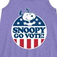 thumbnail image 2 of Peanuts - Snoopy Go Vote - Toddler & Youth Girls A-line Dress, 2 of 5