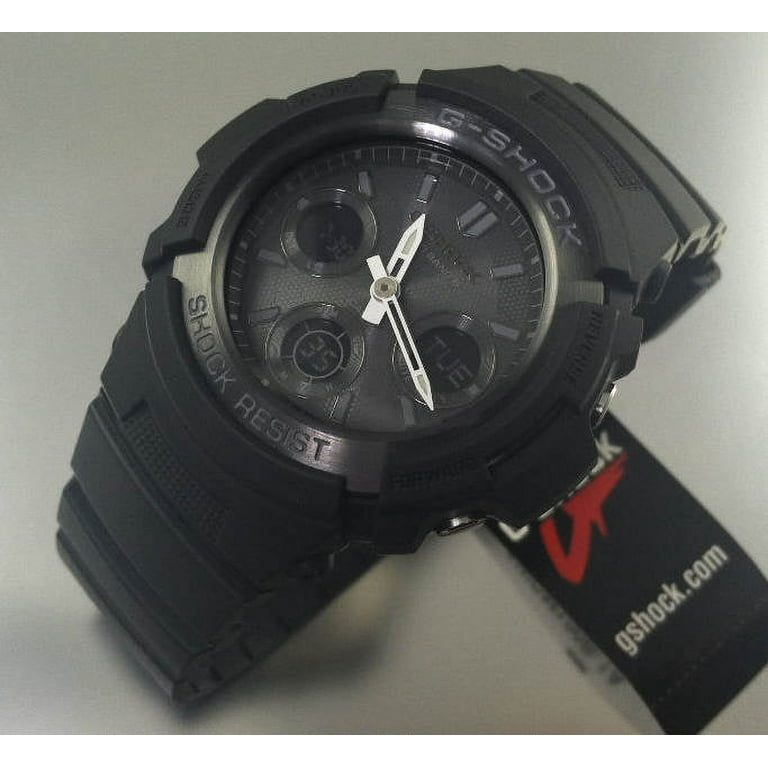 Tough Power G-Shock AWGM100B-1A Men\'s Atomic Casio Solar Watch