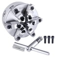 thumbnail image 1 of Accusize 6 Inch/160mm 6 Jaw Self Centering Scroll Lathe Chuck Plain Back, 0559-0206, 1 of 8