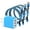 Blue, variant on Compatible for iPhone Charger Fast Charging, 3 Port Charger Block with 3/6/6FT Charging Cable, USB Charger Adapter Wall Charger Plug Power Station USB Brick Cube Compatible for iPhone, Blue
