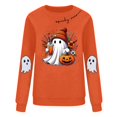 thumbnail image 7 of Sweatshirts for Women JIANLAI Spooky Season Cute Ghost Pumpkin Graphic Crewneck Sweatshirt, Fall Halloween Long Sleeve Pullover Top, Loose Casual Printed Sweatshirt, 7 of 7