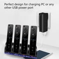 thumbnail image 3 of 4 Port Charger Stand Dock Station for WII Game Console (Black No Battery), 3 of 8