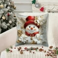 thumbnail image 7 of Christmas Throw Pillow Covers 18x18" Christmas Pillow Cover Holiday Decoration Party Supplies, 7 of 7