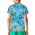 thumbnail image 4 of Youth Phineas And Ferb T Shirts 3D Printed Short Sleeve Tee Shirt for Boys Girls, 4 of 8