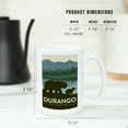 thumbnail image 5 of 15 fl oz Ceramic Mug, Durango, Colorado, Grizzly Bear and Cub, Dishwasher & Microwave Safe, 5 of 5
