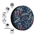 thumbnail image 4 of Sikiie Merry Christmas PVC Leather Spare Tire Wheel Cover Spare Tire Cover, for Car Truck SUV Camper Trailer Universal Fit(14-17in)-16 inch, 4 of 6