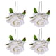 thumbnail image 1 of 4 horquillas con diseño de rosas artificiales, accesorios para el cabello, tocados elegantes para novias y mujeres (blanco), 1 of 5