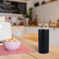 thumbnail image 4 of Stacking Coffee Mugs with Holder 101 Store Small Ceramic Cup with 500ml Water Cup With Lid Shatterproof Glass Assorted Iced Coffee Tumbler Straw Bottle For Home, 4 of 4