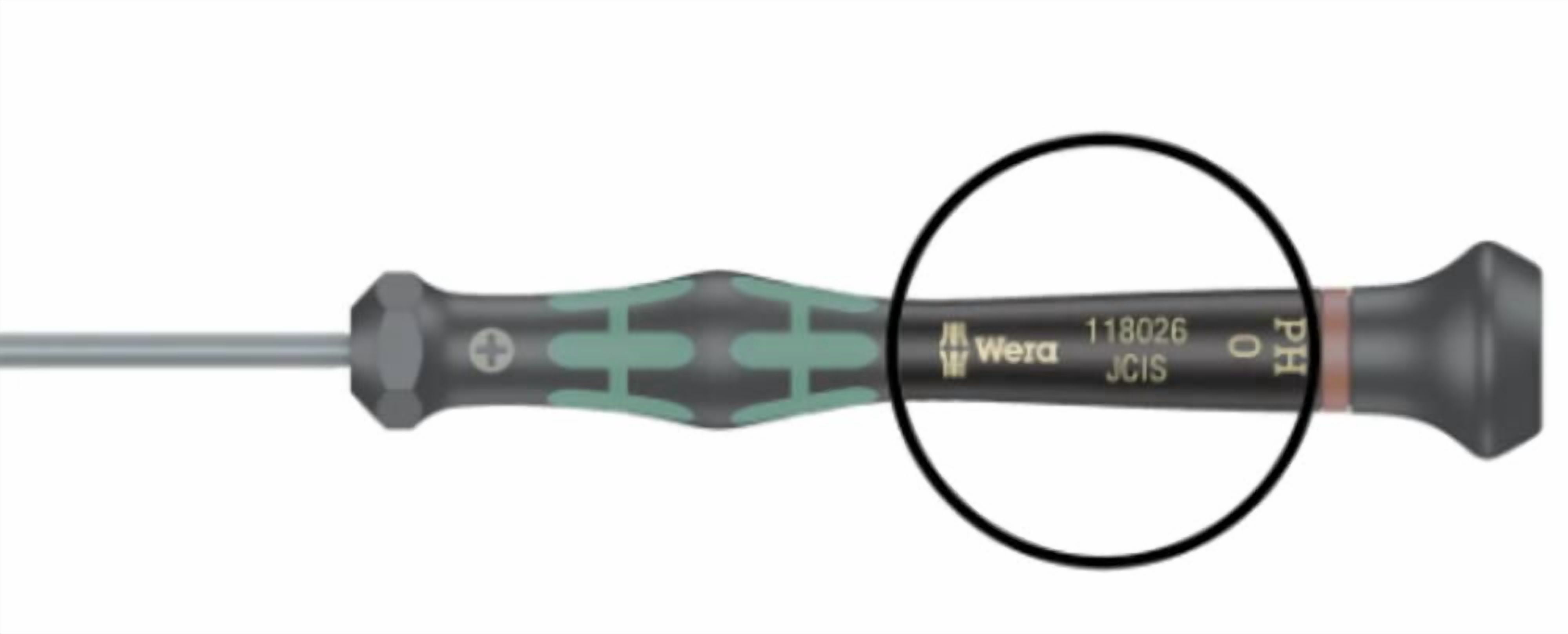 Wera Tools 2035/6 A Micro Screwdriver Set With Rack 6 Pieces