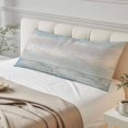 thumbnail image 4 of Blue Beige Farmhouse Body Pillow Covers 20"x60", Vintage Wooden Striped Soft Brushed Microfiber Breathable Throw Pillow Covers, Decorative Pillowcase with Zipper for Couch Sofa Bedroom Living Room, 4 of 9