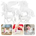 thumbnail image 4 of OUNONA DIY Painting Unicorn Figurines for Kids Playing Made of ABS White Pieces, 4 of 8