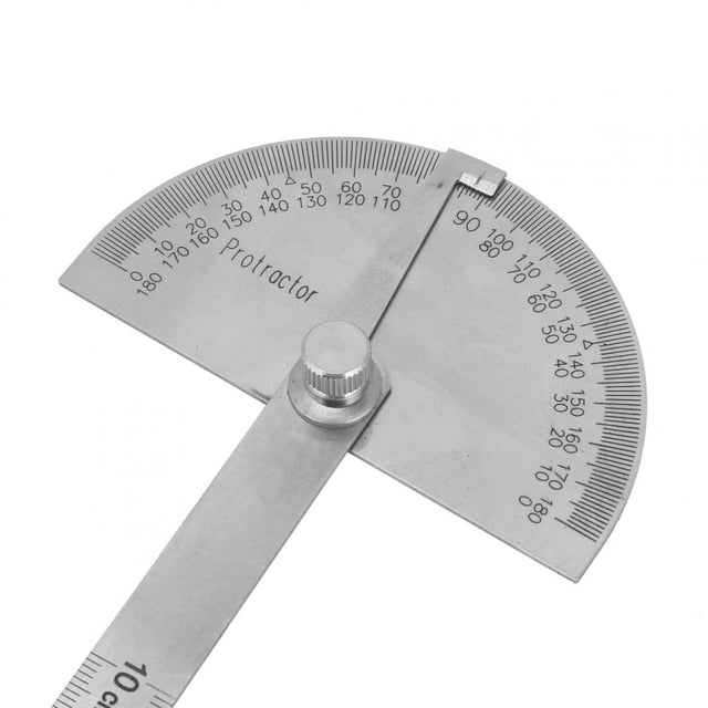 Angle de Recherche 180, Acier Inoxydable 180 Protracteur Tournant