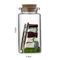 thumbnail image 4 of CSChome Miniature Book Decoration Glass Jar Miniature Book Decoration Clear Dome Mini Book Tiny Ladder Model Statue Desktop Ornament Book Lover Valentine's Day, 4 of 6