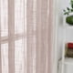 thumbnail image 5 of Cortina Jinchan de Lino para Puerta Francesa 132x102 cm Semi-translúcida Taupe, 5 of 8