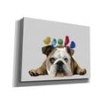 thumbnail image 2 of Epic Graffiti 'English Bulldog and Birds' by Fab Funky Canvas Wall Art, 34"x26", 2 of 3
