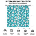 thumbnail image 2 of Baseballs and Stitches Green Pattern Insulated Teens Curtains Set Of 2, Bedroom Essentials, Toddler Room Decor 42"x84", 2 of 5