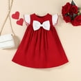 thumbnail image 5 of Girls Dress for Toddlers Fly Sleeve Knot Party Dress for Summer Occasions Daily Casual Wear Dance and Holiday Events Cute Style for Young Girls, 5 of 8