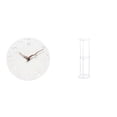 thumbnail image 1 of Reloj De Pared Decorativo Silencioso Y Mesa Auxiliar De Acrílico Transparente Para El Hogar, La Cocina, La Oficina, El Estudio O El Balcón. Fácil Montaje. Decoración Para Espacios Pequeños., 1 of 8