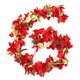 thumbnail image 4 of Ratán de frutas navideñas nórdicas 158 metros puerta de la ventana del hotel colgante imitación de fruta roja ratán largo Decoraciones navideñas ratán de nochebuena Flor de ANGGREK Otros, 4 of 8