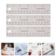thumbnail image 4 of 3Pcs Multi-function Kids Rulers Convenient Cork Backing Rulers Portable Straight Rulers, 4 of 7