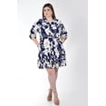 thumbnail image 1 of Vestido camisero con estampado floral Roman Fashion /Tallas Extras, 2659 (Azul flores) azul marino 38, 1 of 6