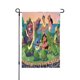 thumbnail image 1 of Bandera de jardín de doble cara con diseño de Stitch, ideal para decoración navideña al aire libre., 1 of 8