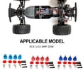 thumbnail image 2 of Vogacara RCGOFFLOW-perno de bola para coche de control remoto, fuerte perno de bola para 1/10 ECX AMP Monster Trucks, pieza de actualización de Kits de construcción modelo Negro, 2 of 6