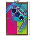 thumbnail image 3 of Disney Lilo and Stitch - Stitch Patchwork Wall Poster, 14.725" x 22.375" Framed, 3 of 6
