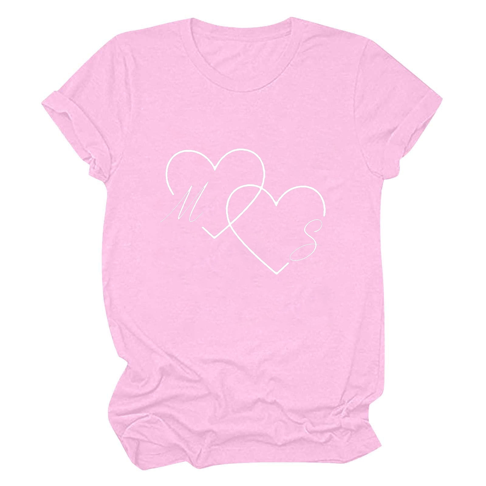 Virmaxy Her Name His Name Womens Happy Valentine'S Day Letter
