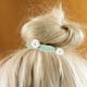 thumbnail image 4 of 20 piezas de coleteros elásticos con perlas para el pelo, coleteros de moda, 4 of 5