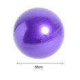 thumbnail image 3 of Pelota De Yoga Balones de equilibrio de PVC Antideslizante Fitness Balón de equilibrio Equipo deportivo (55 cm Púrpura), 3 of 7