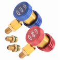 thumbnail image 2 of Conector de Acoplamiento Rápido para Coche Freon R134A, Adaptadores Latón, Medidor Colector Ajustable Refrigerante Aire Acondicionado, 2 of 9