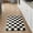 Beige&black-1'5" x 2'5" (Rectangular), variant on Beige Black Checkered Grid Checkerboard Kitchen Rug Sets [2 Pcs]  Anti-fatigue Waterproof Non-slip Mats Heavy Duty Comfort Foam For Floor Laundry 17"x29"