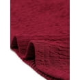 thumbnail image 5 of Unique Bargains Women's Long Sleeve Criss Cross V Neck Knit Sweater Midi Dress M Wine Red, 5 of 5