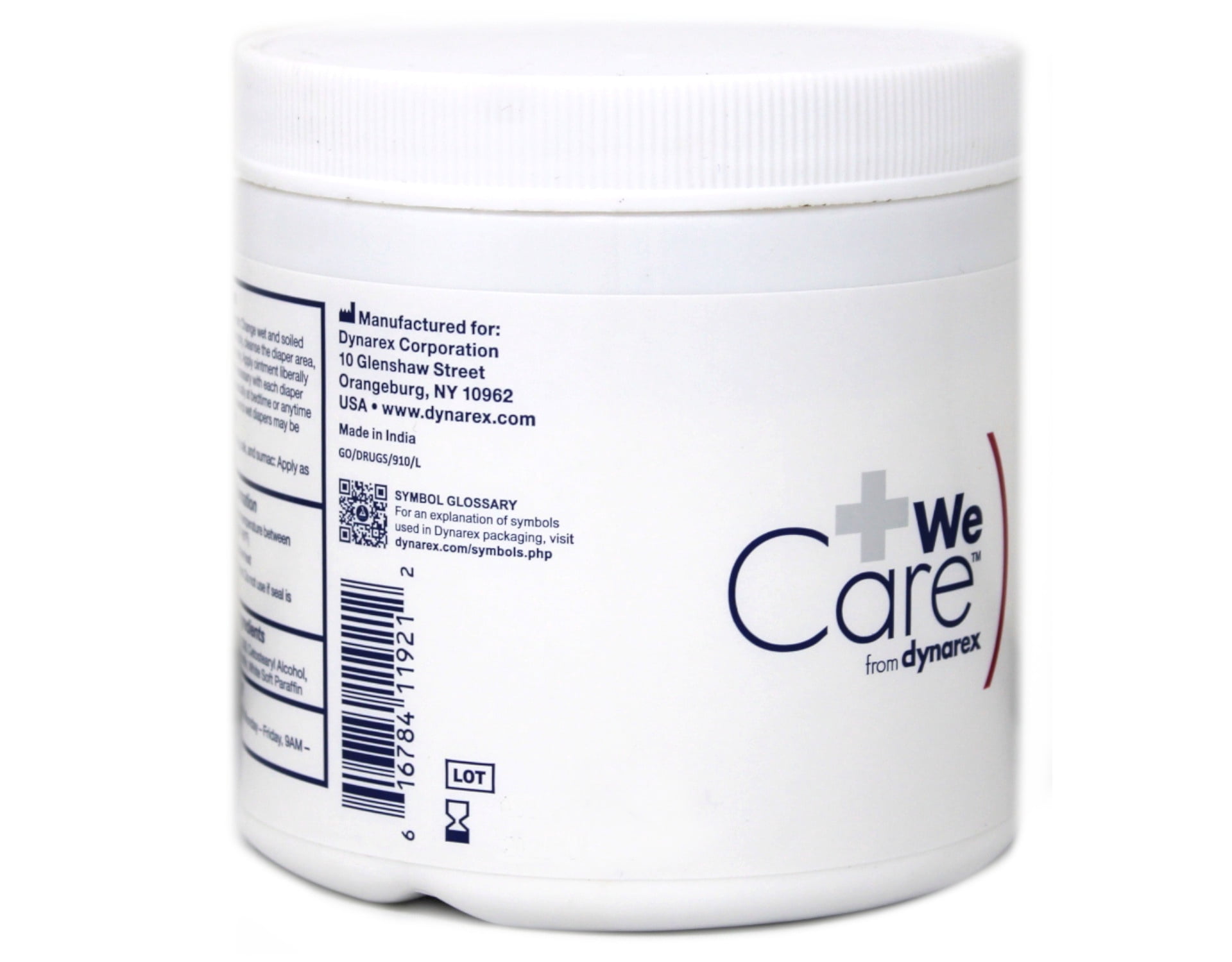 Dynarex Zinc Oxide Ointment 15 oz jar - 1 ea (Pack of 4)