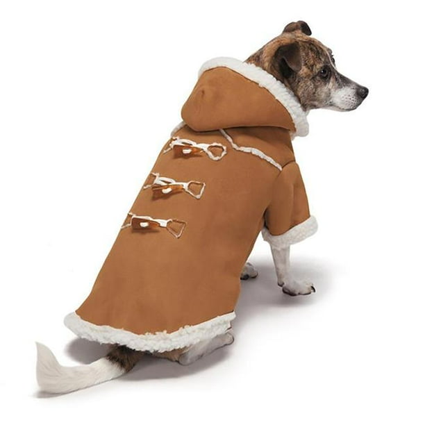 Zack & Zoey UE1167 18 25 Elements Shearling Dog Coat, Chestnut Extra