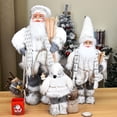 thumbnail image 4 of 30CMsanta figurine standing santa doll figurine christmas christmas ornam30CM, 4 of 5