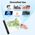 thumbnail image 5 of TSV A4 LED Light Box Tracer with 3-Level Brightness, LED Artcraft Tracing Light Pad for DIY Diamond Painting, Sketching, 5 of 8