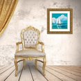 thumbnail image 3 of Maria, Robin 26x26 Gold Ornate Wood Framed with Double Matting Museum Art Print Titled - Regatta Winds II, 3 of 4