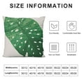 thumbnail image 6 of Nawypu  Cute Maculata Polka dot Begonia Leaf for Men Women Throw Pillow,2pcs Multicolor 12x12in, 6 of 6