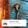 thumbnail image 3 of 1 Set Metal Self-tapping Eye Hooks Professional Screw Eye Hook for Outdoor Use, 3 of 8