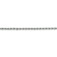 thumbnail image 3 of 14K White Gold 2.9mm Diamond Cut Rope Chain 22 IN, 3 of 5