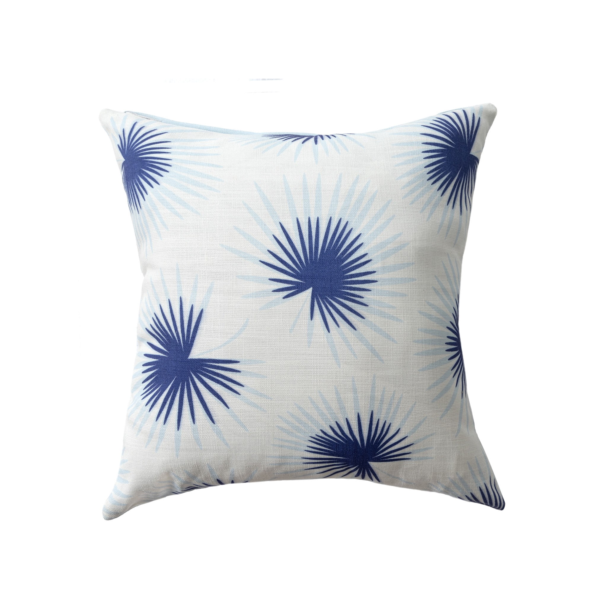 Harlow Hill Olympia 18" x 18" Navy Blue/ White Floral Polyester Adult Decorative Throw Pillow Cover