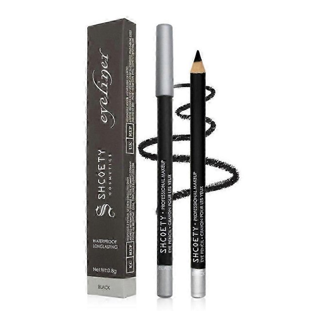 24 HR Waterproof Eyeliner Duo Sharpenable Eye Pencil, Durable Eye Pencils