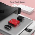 thumbnail image 5 of 3-in-1 Foldable Wireless Charging Station for Multiple Devices Red, 5 of 5
