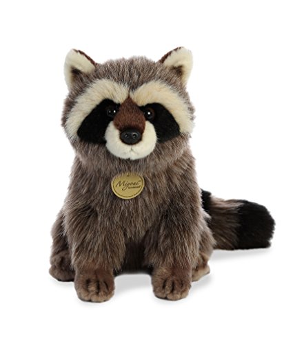 realistic raccoon stuffed animal