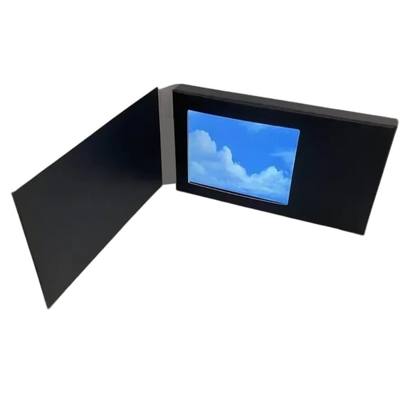 FEAMOS 2.4Inch Digital Photo Frame Greeting Card Video Card Dynamic Display For Party Celebration Builts In 1GB Storage